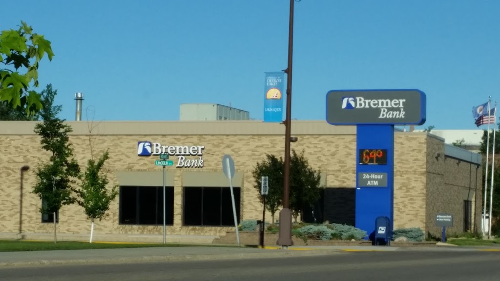 Bremer Bank | 115 Holmes St E, Detroit Lakes, MN 56501, USA | Phone: (218) 847-9292