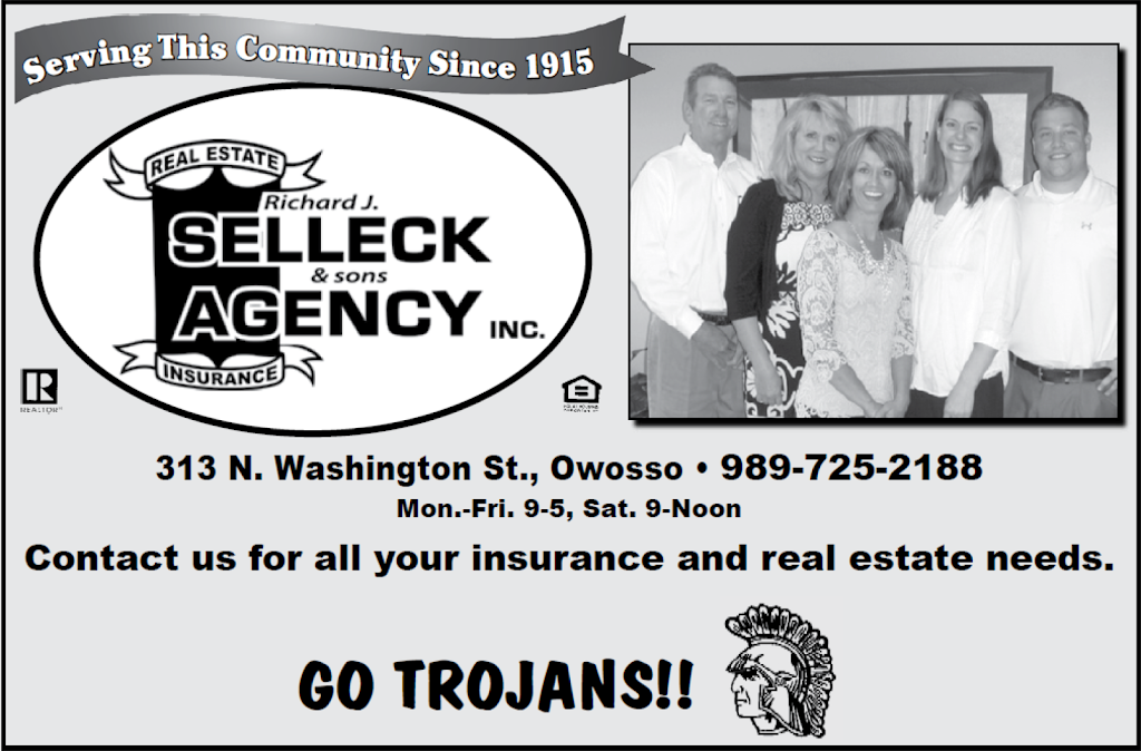 Richard J Selleck & Sons Agency | 313 N Washington St, Owosso, MI 48867, USA | Phone: (989) 725-2187