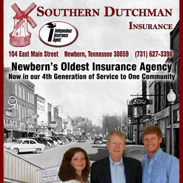 Southern Dutchman Insurance | 104 E Main St #1, Newbern, TN 38059, USA | Phone: (731) 627-3398