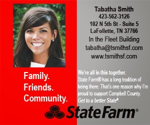 State Farm - Tabatha Smith | 102 N 5th St #5, LaFollette, TN 37766, USA | Phone: (423) 562-3126