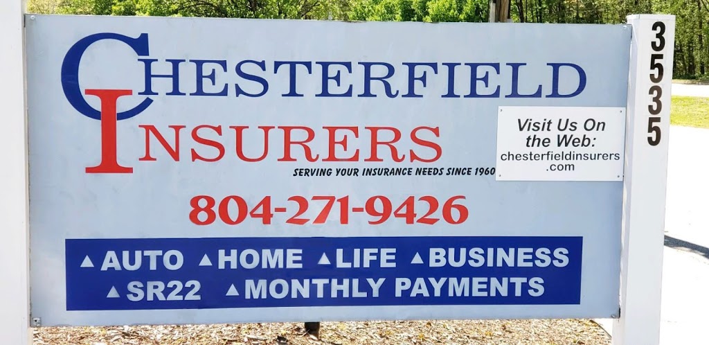 Chesterfield Insurers | 3535 Iron Bridge Rd, Richmond, VA 23234, USA | Phone: (804) 271-9426