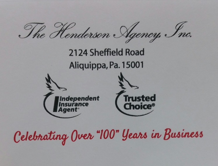 The Henderson Agency, Inc. | 2124 Sheffield Rd, Aliquippa, PA 15001, USA | Phone: (724) 375-7791