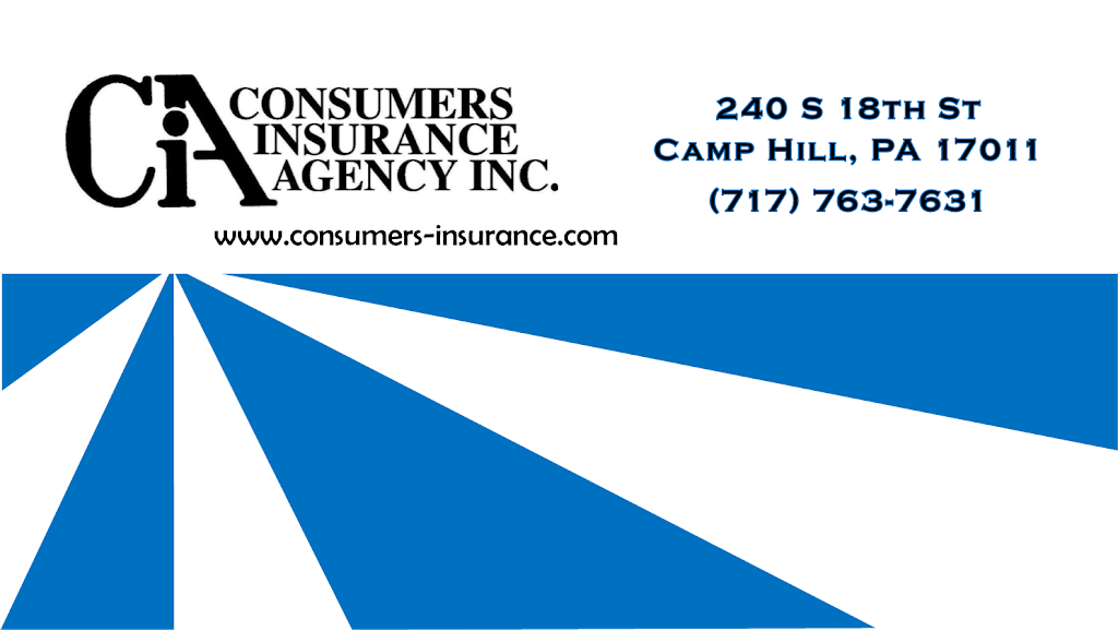 Consumers Insurance Agency | 240 S 18th St, Camp Hill, PA 17011, USA | Phone: (717) 763-7631