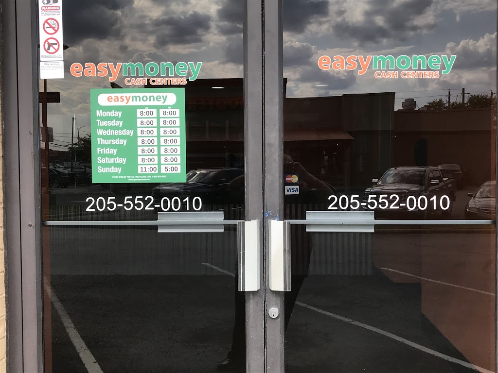 Easy Money | 460 Cahaba Valley Rd, Pelham, AL 35124, USA | Phone: (205) 552-0010