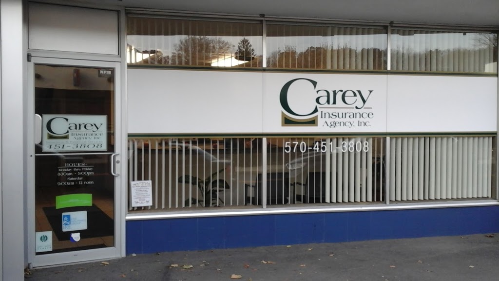 Carey Insurance Agency, Inc. | 641 Main St, Avoca, PA 18641, USA | Phone: (570) 451-3808