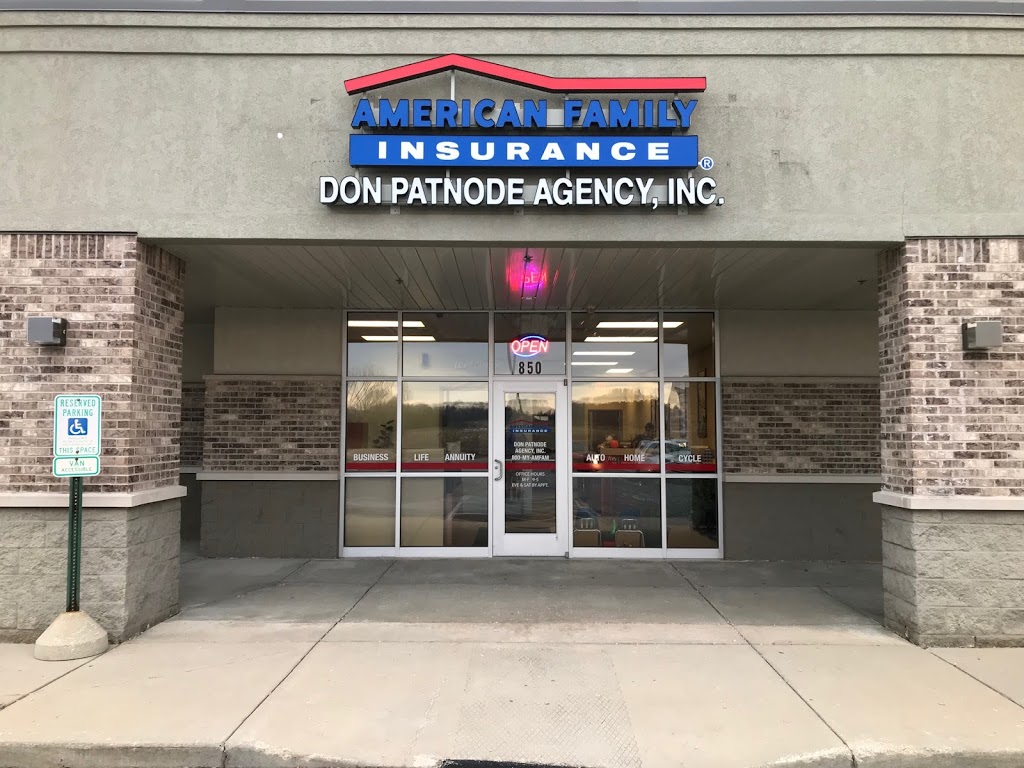 American Family Insurance - Don Patnode Agency Inc | 850 E Paradise Dr, West Bend, WI 53095, USA | Phone: (262) 338-3767