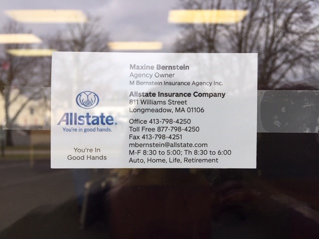 Allstate Insurance Agent: Maxine Bernstein | 811 Williams St, Longmeadow, MA 01106, USA | Phone: (413) 798-4250