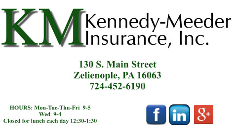 Kennedy Meeder Insurance Inc | 130 S Main St, Zelienople, PA 16063, USA | Phone: (724) 452-6190