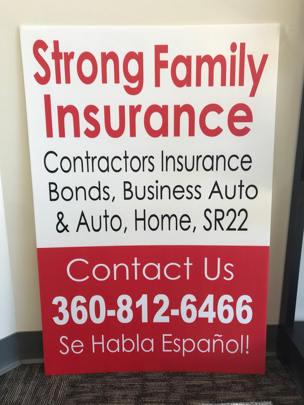 Strong Family Insurance | 317 S 2nd St #143, Mt Vernon, WA 98273, USA | Phone: (360) 812-6466