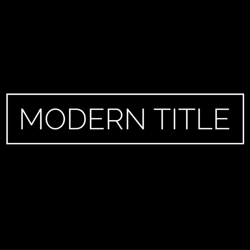 Modern Title | 1879 Station Pkwy NW, Andover, MN 55304, USA | Phone: (763) 308-4300