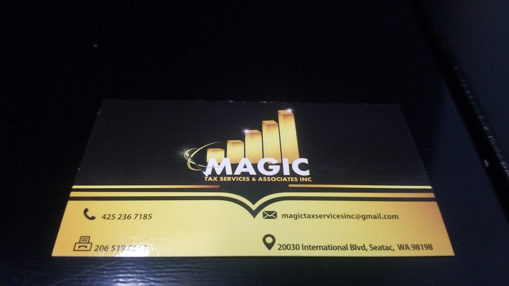 MAGIC TAX SERVICES | 20030 International Blvd, SeaTac, WA 98198, USA | Phone: (425) 236-7185