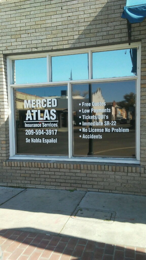 Merced Atlas Insurance Services | 1624 K St, Merced, CA 95340, USA | Phone: (209) 626-5450