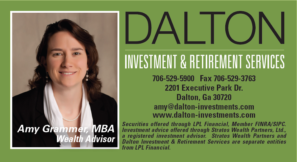 Dalton Investment & Retirement Services | 2201 Executive Park Dr, Dalton, GA 30720, USA | Phone: (706) 529-5900