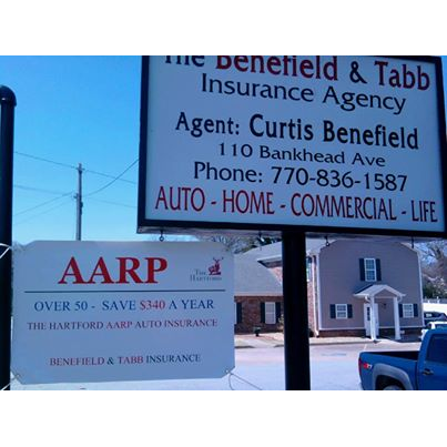 Benefield & Tabb Insurance | 110 Bankhead Hwy, Carrollton, GA 30117, USA | Phone: (770) 836-1587