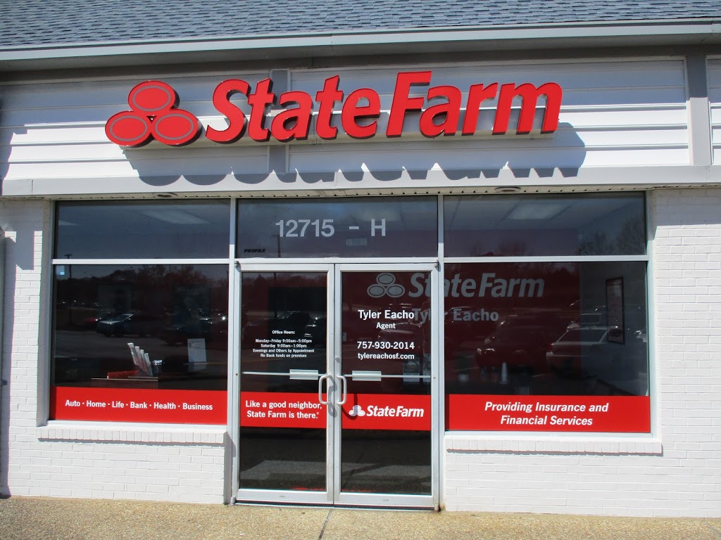 Tyler Eacho - State Farm Insurance Agent | 12715 Warwick Blvd Ste H, Newport News, VA 23606, USA | Phone: (757) 930-2014