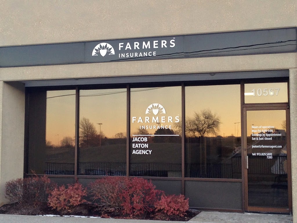 Farmers Insurance - Jacob Eaton | 10567 Lackman Rd, Lenexa, KS 66219, USA | Phone: (913) 829-7283