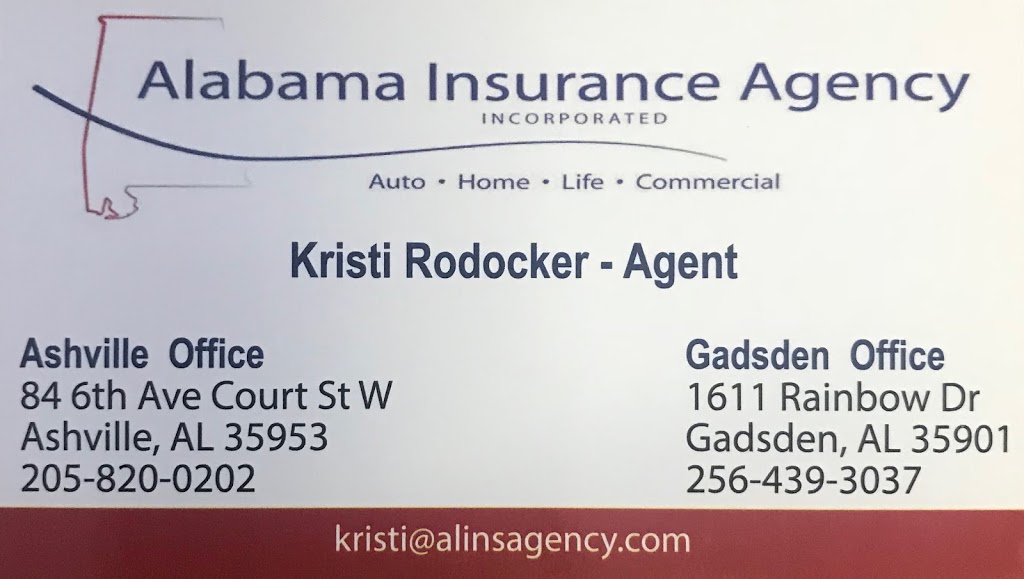 Alabama Insurance Agency | 84 6th. Ave, Court St W, Ashville, AL 35953, USA | Phone: (205) 820-0202