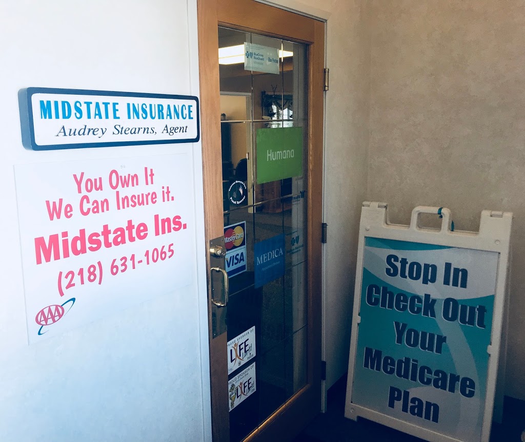 Midstate Insurance Services | 320 Jefferson St N #2, Wadena, MN 56482, USA | Phone: (218) 631-1065