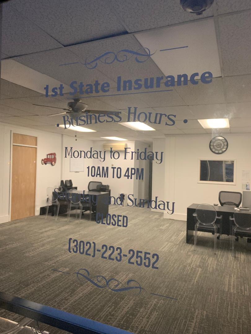 1St State Insurance Inc | 406 4th St, Delaware City, DE 19706, United States | Phone: (302) 223-2552