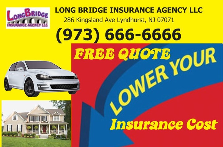 Long Bridge Insurance Agency LLC | 286 Kingsland Ave, Lyndhurst, NJ 07071, USA | Phone: (973) 666-6666