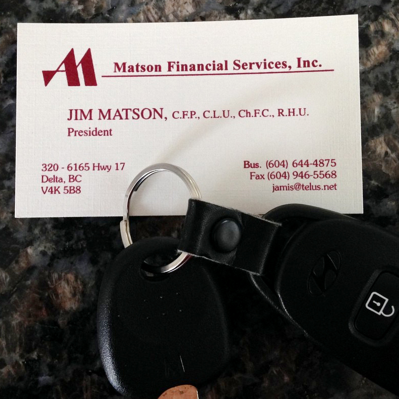 Matson Financial Services Inc. | 6165 BC-17A, Suite 320, Delta, BC V4K 5B8, Canada | Phone: (604) 644-4875