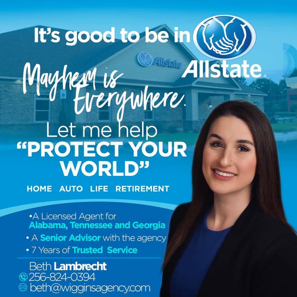 Beth Lambrecht-Craig Wiggins Allstate | 1130 Eagletree Ln SE, Huntsville, AL 35801, USA | Phone: (256) 824-0394