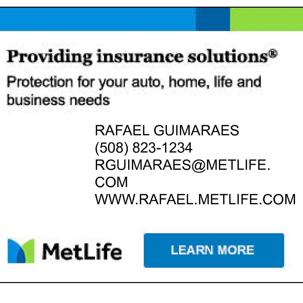 MetLife Auto & Home - Rafael Guimaraes | 10 Oak St #1, Taunton, MA 02780, USA | Phone: (508) 823-1234