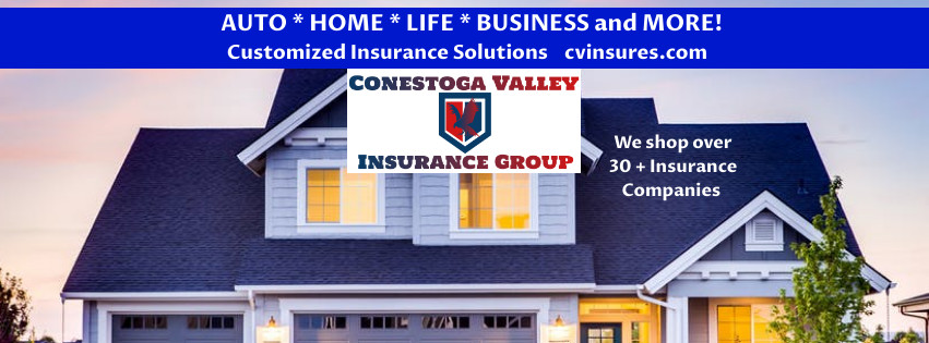 Conestoga Valley Insurance Group | 245 Butler Ave Suite 105B, Lancaster, PA 17601, USA | Phone: (717) 290-9000