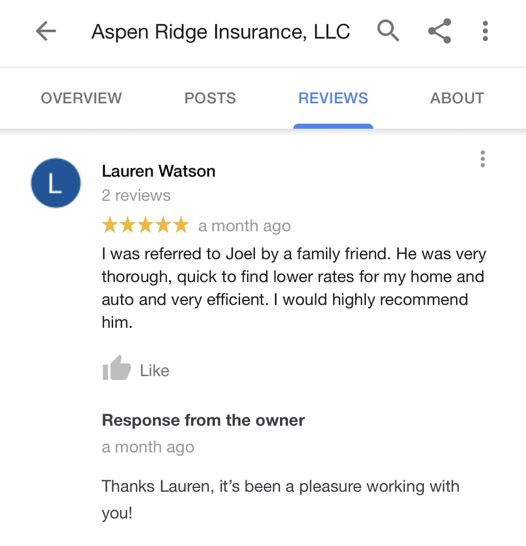 Aspen Ridge Insurance, LLC | 9850 Von Allmen Ct Ste 201, Louisville, KY 40241, USA | Phone: (502) 233-2272