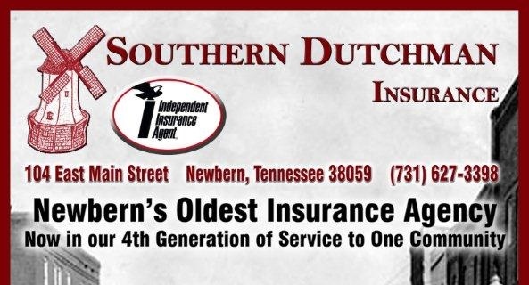 Southern Dutchman Insurance | 104 E Main St #1, Newbern, TN 38059, USA | Phone: (731) 627-3398