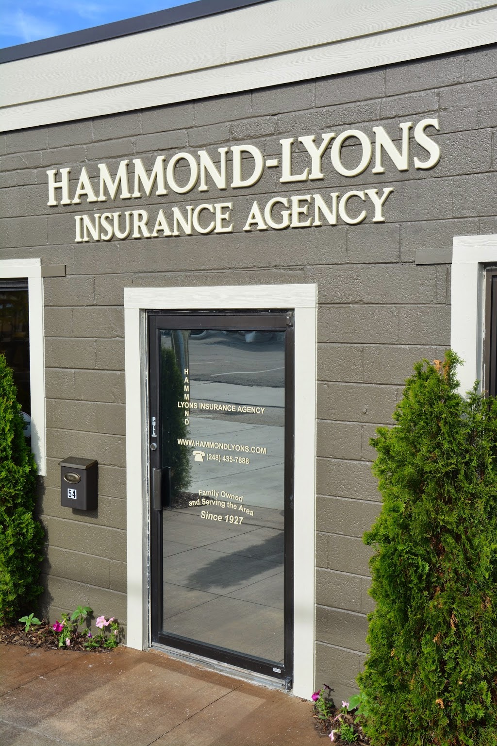 Hammond / Lyons Insurance Agency, Ltd. | 1368 Anderson Rd, Clawson, MI 48017, USA | Phone: (248) 435-7888