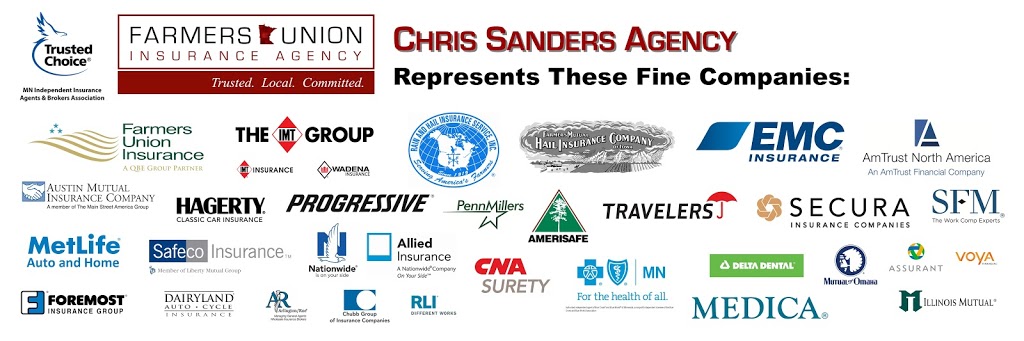 Farmers Union Insurance Agency, Inc. Chris Sanders | 1903 S Broadway, Rochester, MN 55904, USA | Phone: (507) 282-4411