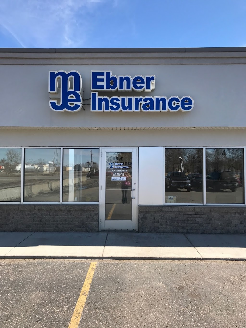 Ebner Insurance | 20 Jefferson St S, Wadena, MN 56482, USA | Phone: (218) 631-3274