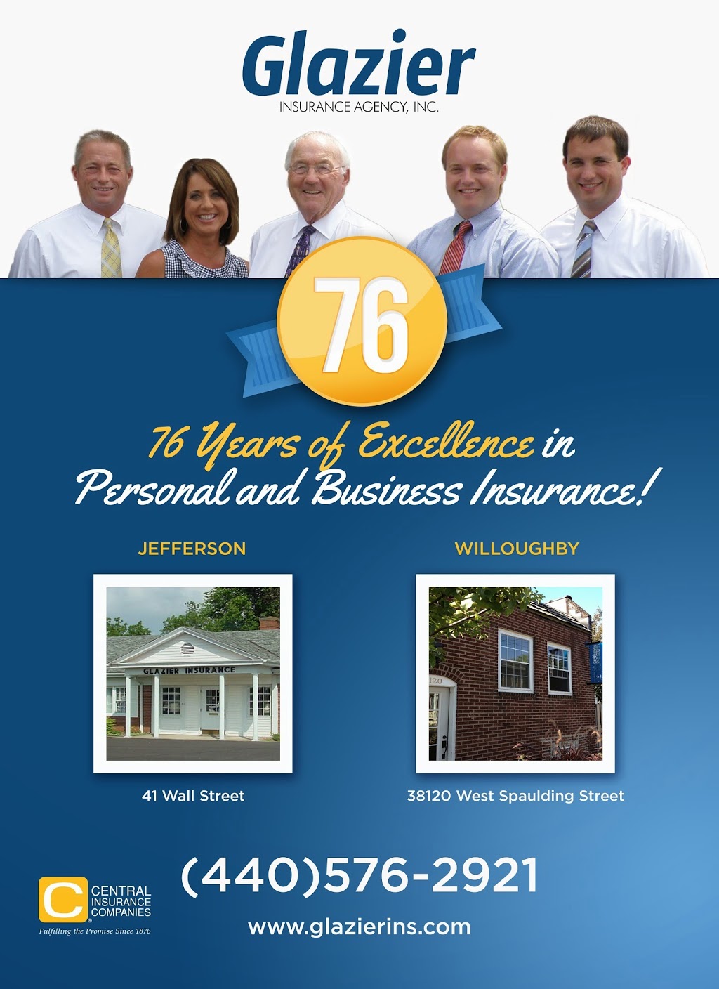 Glazier Insurance | 38120 W Spaulding St, Willoughby, OH 44094, USA | Phone: (440) 576-2921