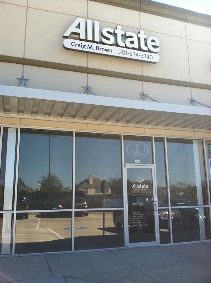 Craig M. Brown: Allstate Insurance | 2251 FM 646 Rd W, Ste 120, Dickinson, TX 77539, USA | Phone: (281) 534-3740