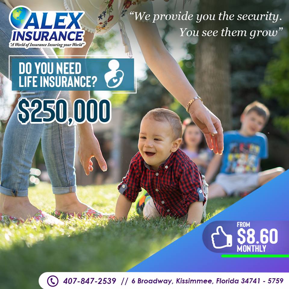 Alex Insurance Agency LLC | 6 Broadway, Kissimmee, FL 34741, USA | Phone: (407) 847-2539