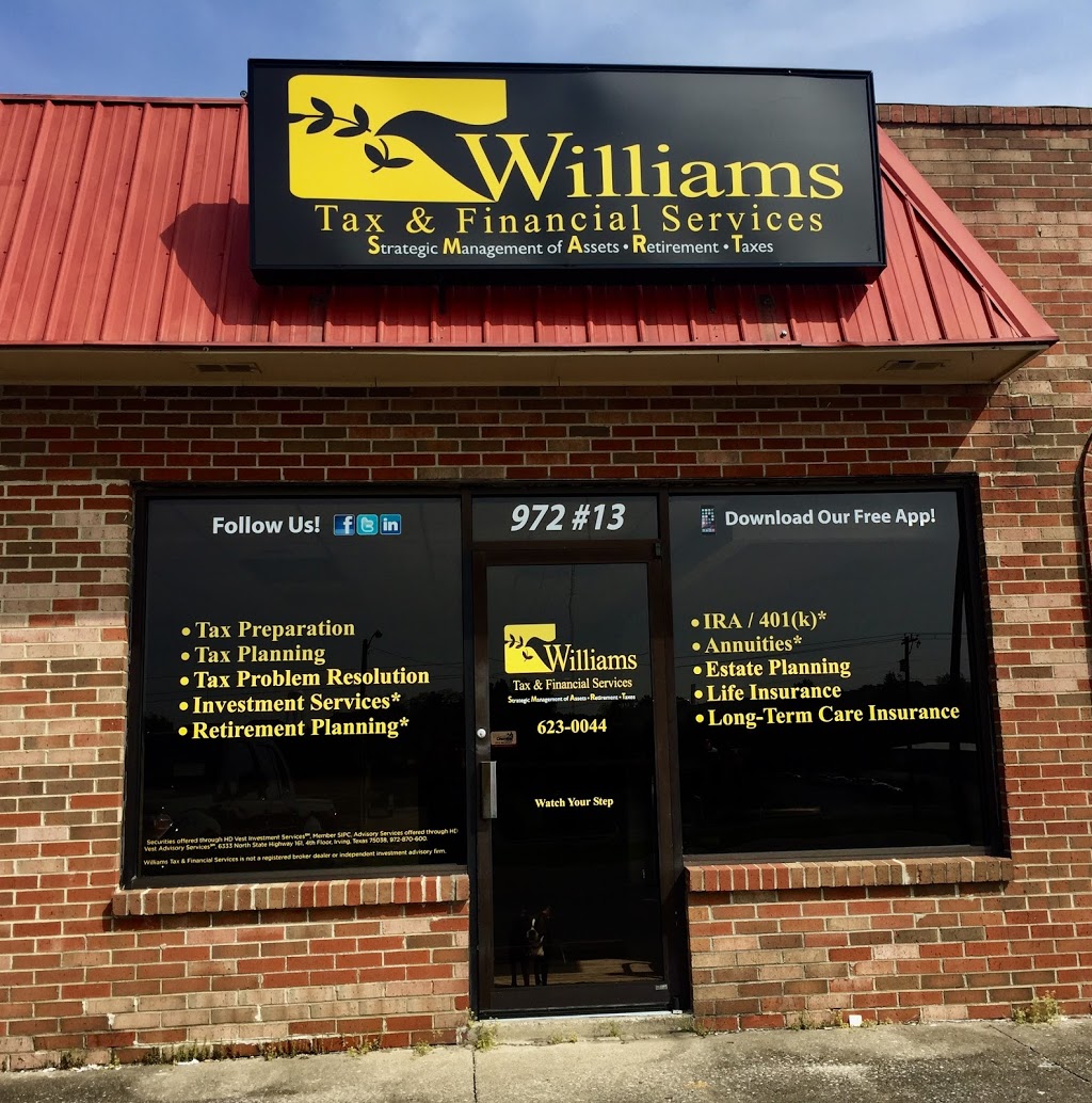 Williams Tax & Financial Services | 972 Commercial Dr, Richmond, KY 40475, USA | Phone: (859) 623-0044