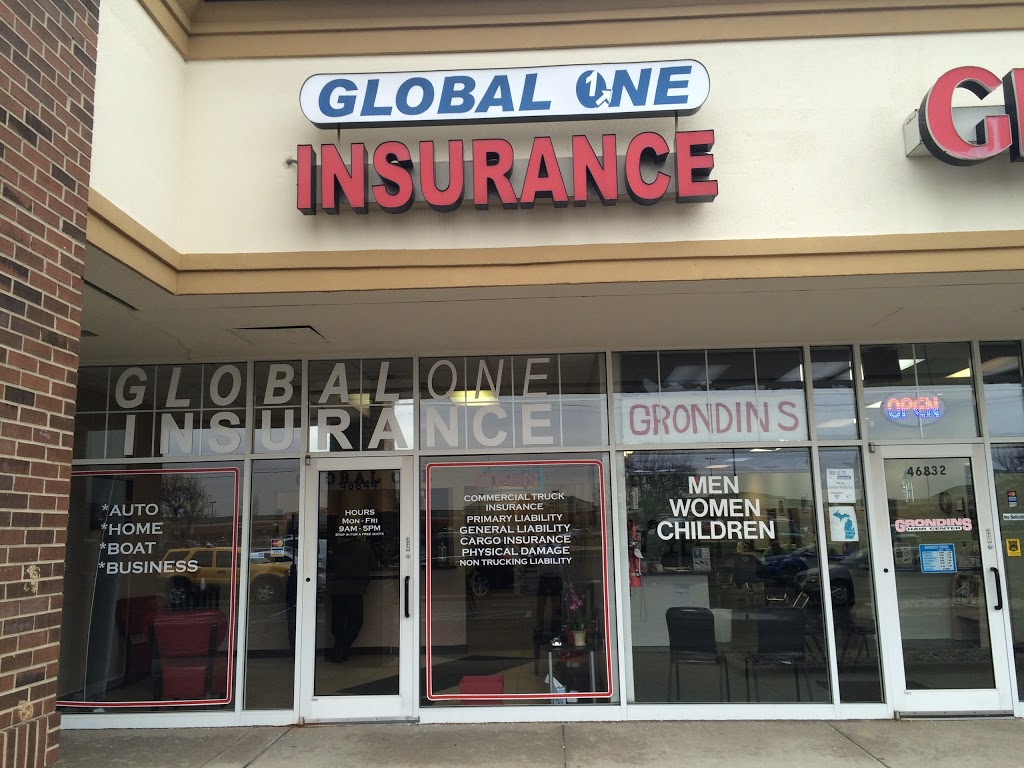 Global One Insurance Agency | 46844 Hayes Rd, Macomb, MI 48044, USA | Phone: (586) 350-0828