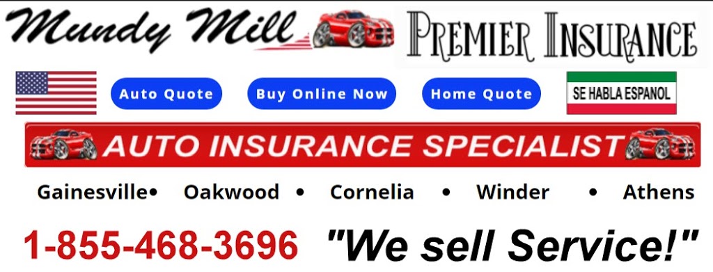 Mundy Mill Insurance | 3885 Mundy Mill Rd #102, Oakwood, GA 30566, USA | Phone: (770) 534-0320