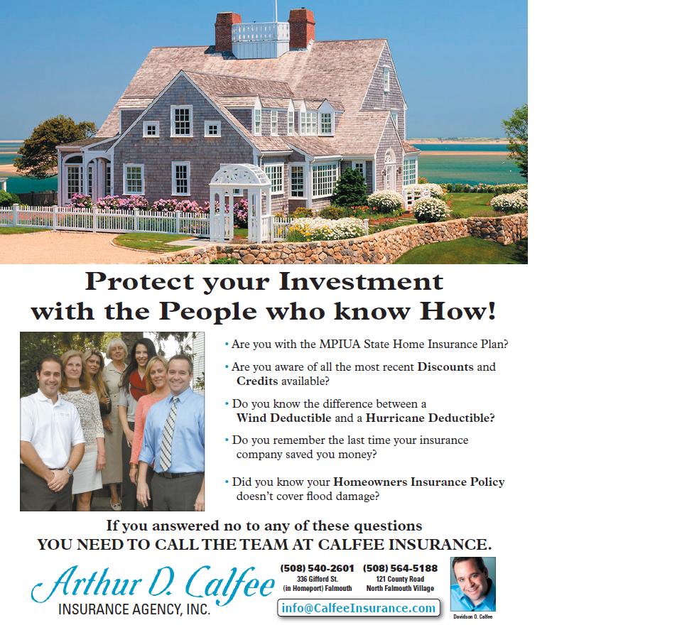 Arthur D Calfee Insurance Agency, Inc. | 336 Gifford St, Falmouth, MA 02540, USA | Phone: (508) 540-2601