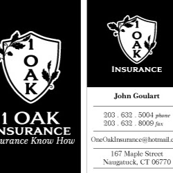 1OAK INSURANCE AGENCY LLC | 167 Maple St, Naugatuck, CT 06770, USA | Phone: (203) 632-5004