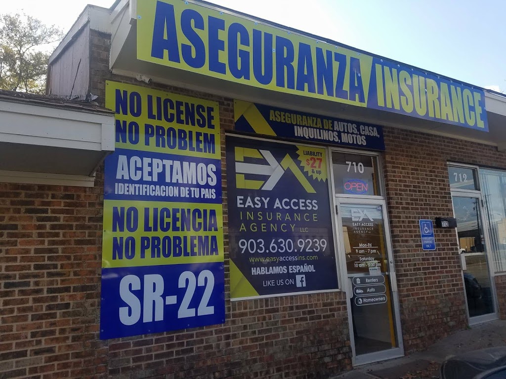 Easy Access Insurance Agency LLC | 710 W Front St, Tyler, TX 75702, USA | Phone: (903) 630-9239