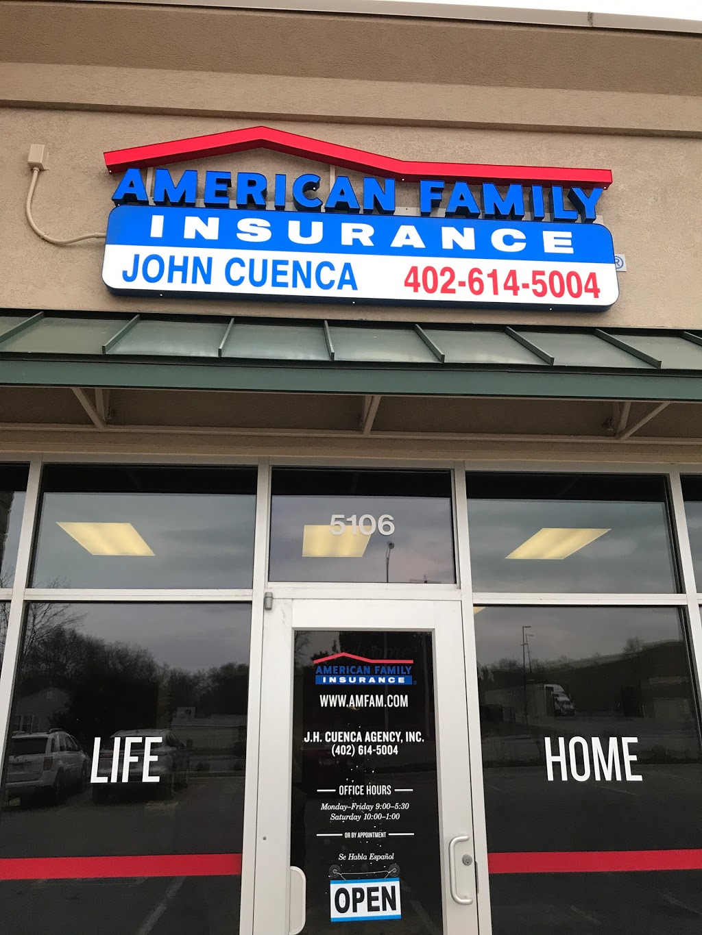 American Family Insurance - J.H. Cuenca Agency Inc | 5106 L St, Omaha, NE 68117, USA | Phone: (402) 614-5004