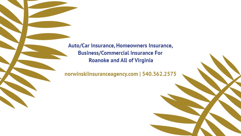 Norwinski Insurance Agency | 5221 Airport Rd NW, Roanoke, VA 24012, USA | Phone: (540) 362-2575