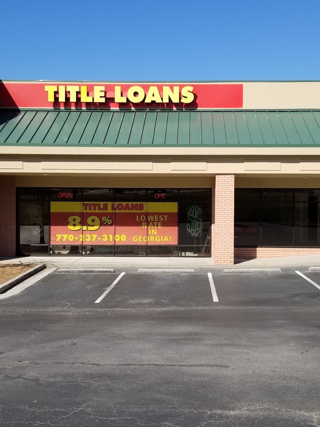 Title Loans Lawrenceville | 2449 Lawrenceville Hwy Suite 106, Lawrenceville, GA 30044, USA | Phone: (770) 237-3100