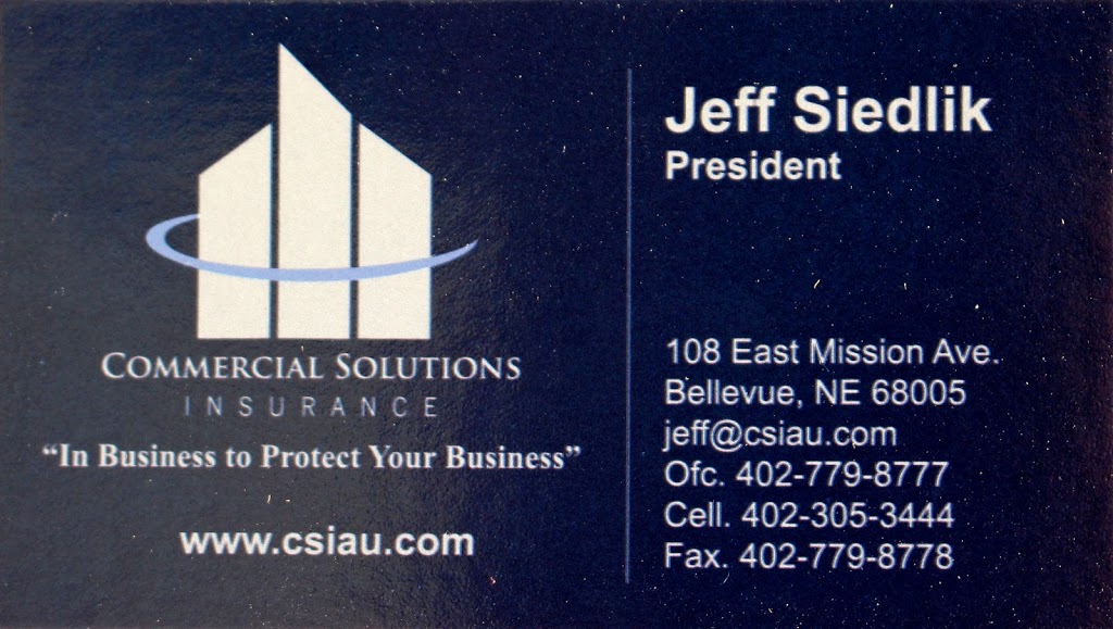 Commercial Solutions Insurance | 2200 Franklin St, Bellevue, NE 68005, USA | Phone: (402) 779-8777