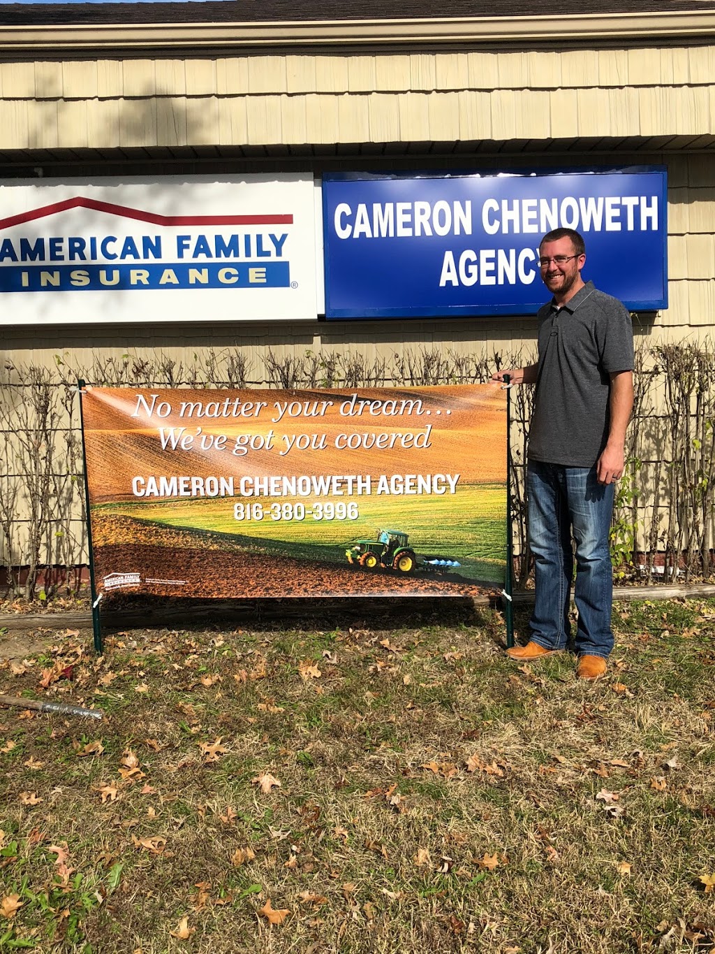 American Family Insurance - Cameron Chenoweth | 1300 Locust St Ste C, Harrisonville, MO 64701, USA | Phone: (816) 380-3996