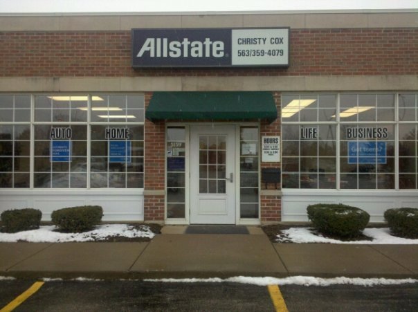 Christy Cox: Allstate Insurance | 1140 E Kimberly Rd Ste 200, Davenport, IA 52807, USA | Phone: (563) 391-1226