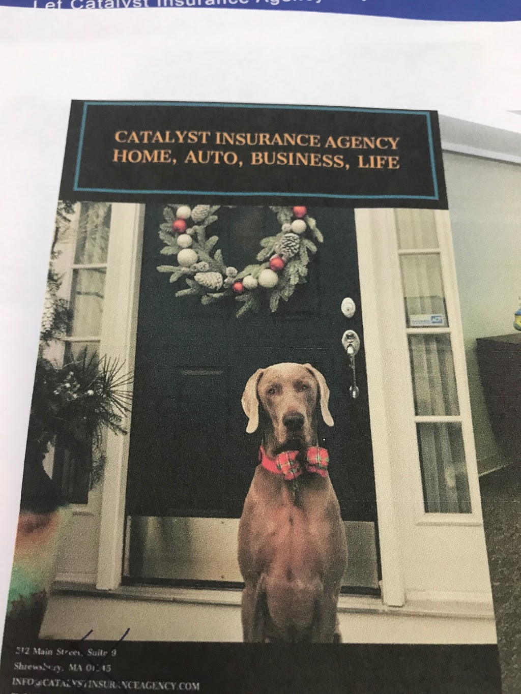 Catalyst Insurance Agency | 512 Main St #9, Shrewsbury, MA 01545, USA | Phone: (508) 925-5267