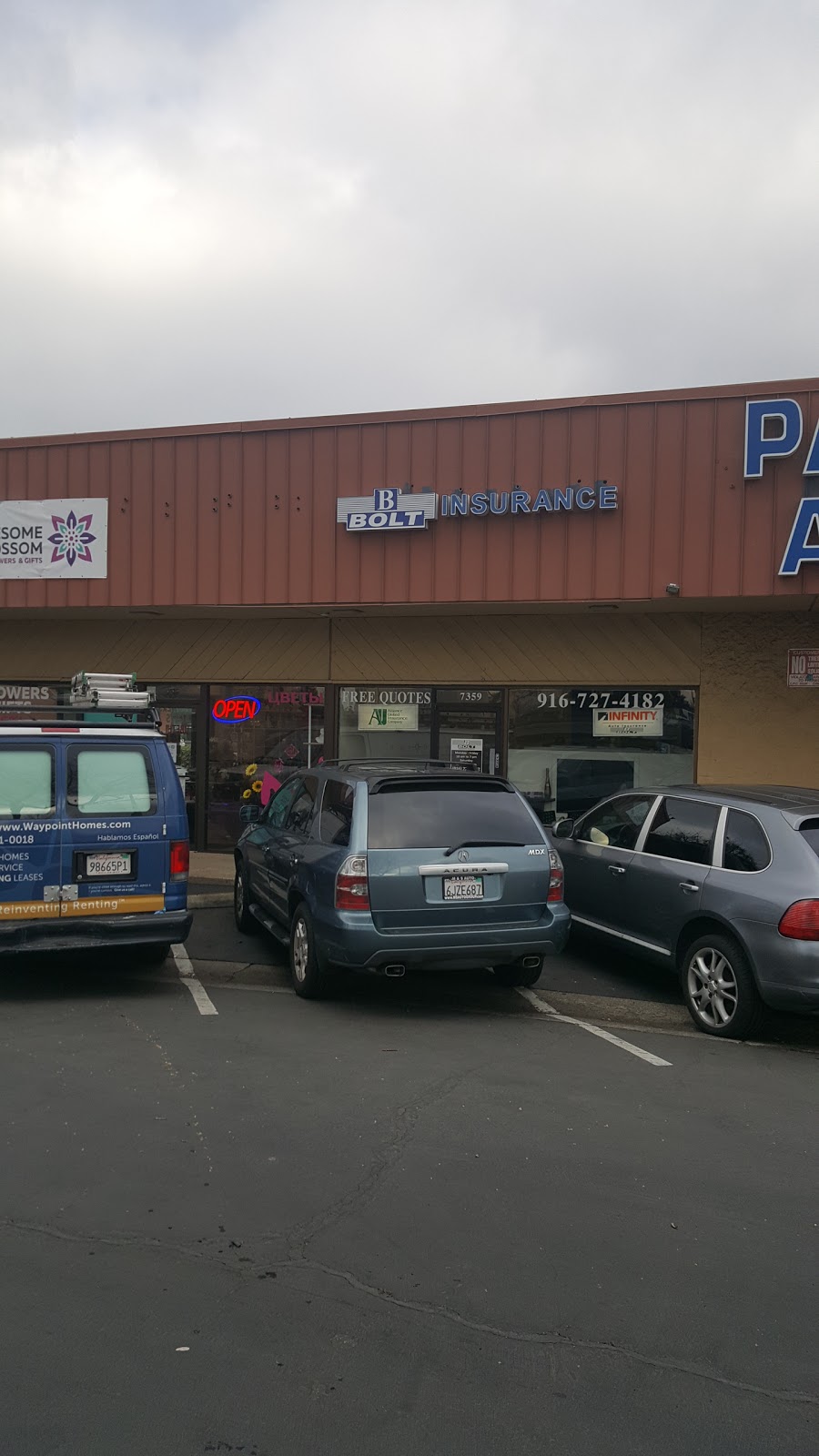 Bolt Insurance Services | 7359 Greenback Ln, Citrus Heights, CA 95621, USA | Phone: (916) 727-4182